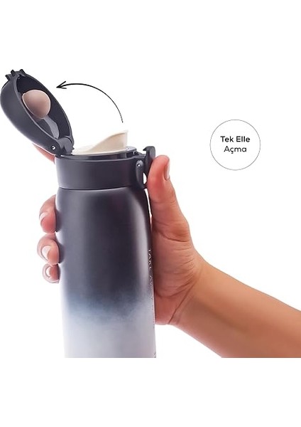 Skyfall Çelik Sızdırmaz Termos 500 ml Siyah fırsatları