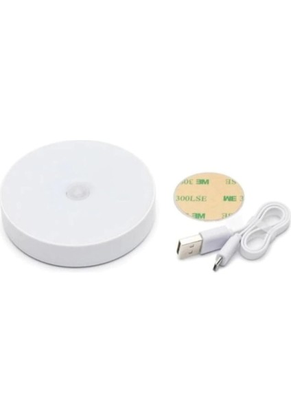 Geldi Sensörlü Şarjlı Dolap Içi Kablosuz LED Kabin Aydınlatma Gece Lambası