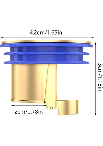 2 Adet Zemin Sifonu Geri Akış Önleyici Fiş, Duş Yer Sifonu Geri Akış Önleyici Kanalizasyon Çekirdek Koku Önleyici Fiş Mutfak Banyo Drenajı Için (Gümüş Kaplama) fiyatları