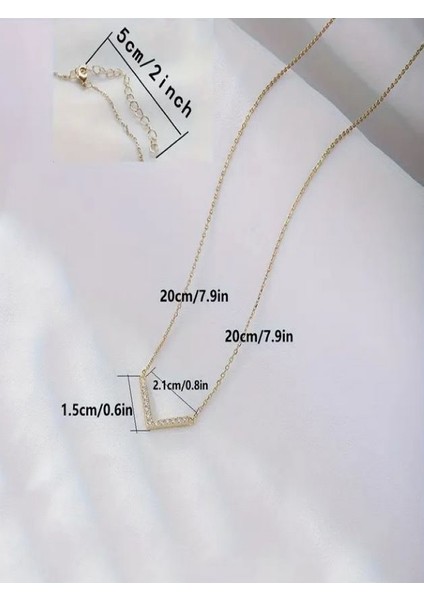 Altın Rengi V Şekilli Kolye indirimleri