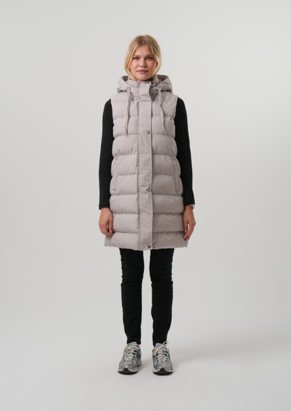 MOANA26 KADIN YELEK Kapüşonlu Uzun Şişme Yelek indirimleri