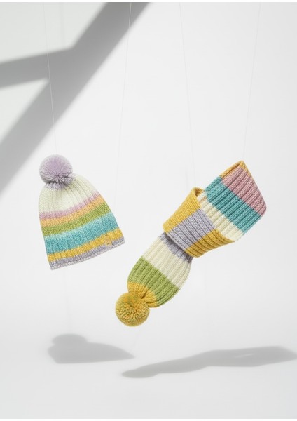 Lastik Örgü Atkı Bere Takımı fiyatları