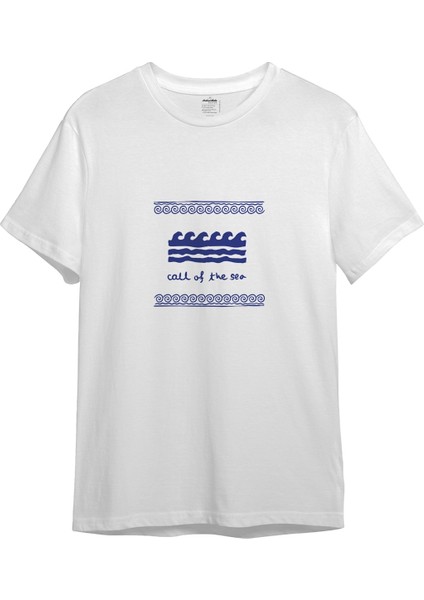 Call Of The Sea Tişört - Beyaz