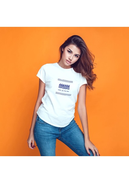 Call Of The Sea Tişört - Beyaz fiyatları