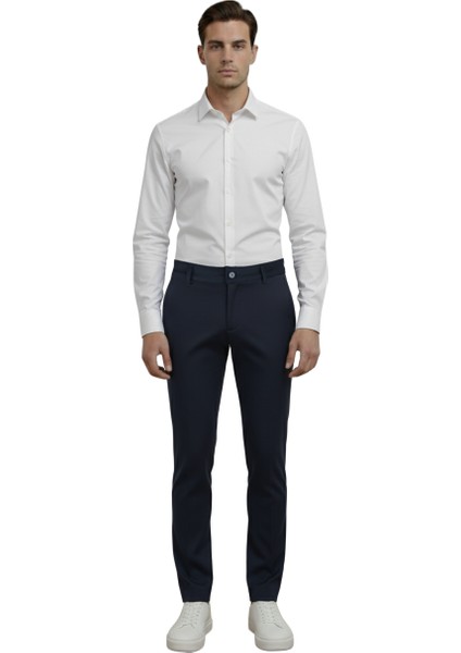 Esnek Slim Fit Chino Pantolon