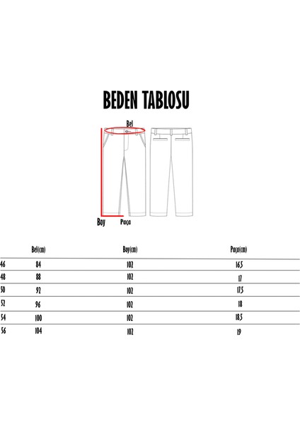 Esnek Slim Fit Chino Pantolon