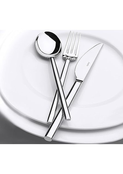 8100 84 Parça 12 Kişilik Çatal Kaşık Bıçak Seti Kutulu fırsatları