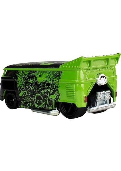Wheels Ninja Kaplumbağalar Tmnt Teenage Mutant Ninja Kaplumbağalar Model Transporter Vw Drag Bus - Cast Ölçek 1:64 - Uzunluk 8 cm - HVJ46 fırsatları