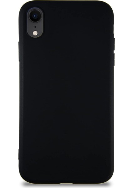 Iletişim Xr ile Uyumlu Kılıf Soft Premier Renkli Silikon Kapak - Siyah