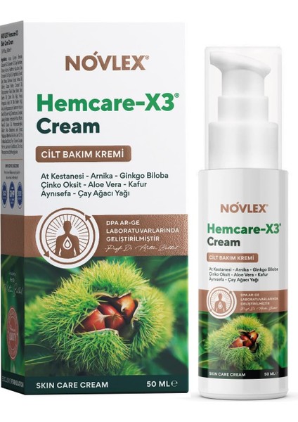 Novlex Hemcare -X3 - Cilt Bakım Kremi 50ML fiyatları