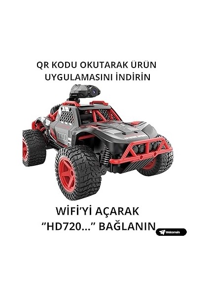 Wifi Kameralı 2.4ghz Uzaktan Kumandalı 1:16 Drift Atan 4x2 Offroad Rock Crawler Araba indirimleri
