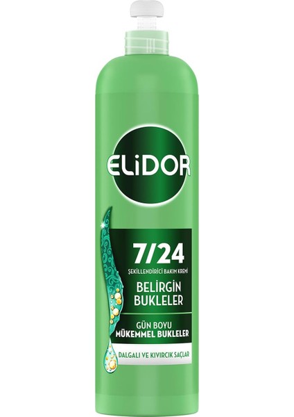 Elidor 7/24 Şekillendirici Saç Bakım Kremi Belirgin Bukleler Dalgalı ve Kıvırcık Saçlar 240 ml modelleri