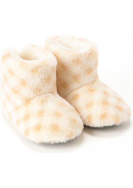Çocuk ve Bebek Panduf, Kışlık Peluş Bot, Yumuşak, Sıcak Tutan, Kaymaz Tabanlı Ev Içi Patik, Ev Botu