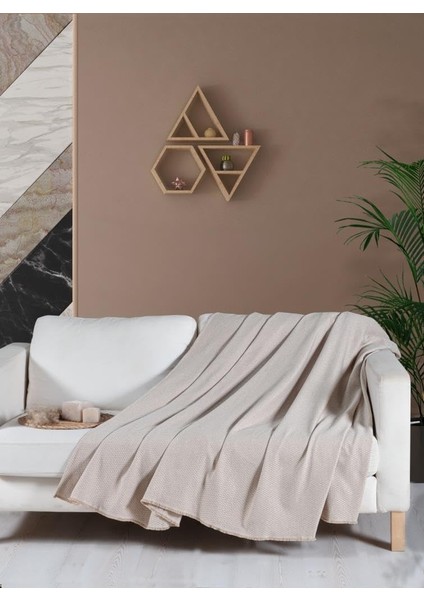 Macar Koltuk Örtüsü Kılıfı 170 x 230 cm Bej
