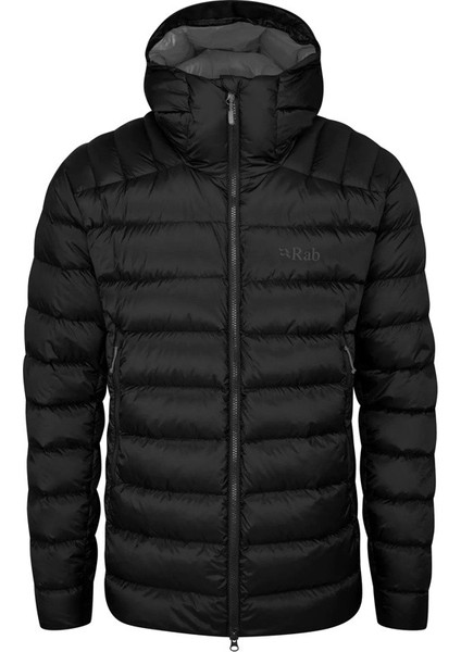 Electron Pro Kapüşonlu Kaz Tüyü Mont Siyah Renk modelleri