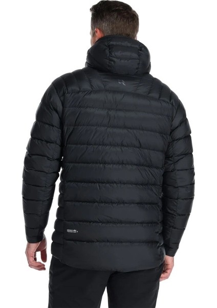 Electron Pro Kapüşonlu Kaz Tüyü Mont Siyah Renk fırsatları