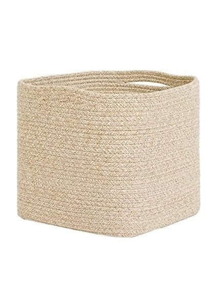 Textile Bej Kırçıllı Pamuklu Sepet 30 x 30 x 30 cm fiyatları