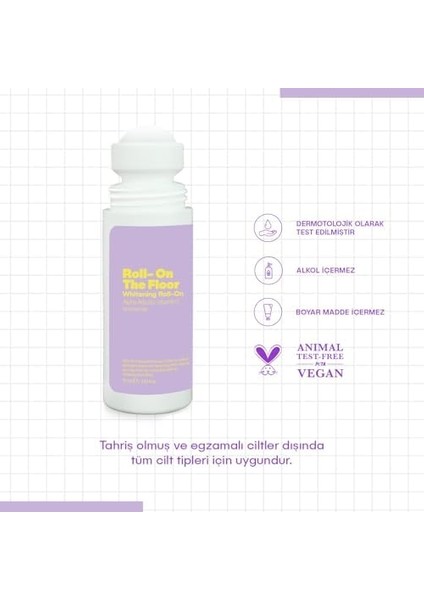 She Vec Roll On The Floor - Terleme Önleyici Beyazlatma Etkili Iz Bırakmayan Antiperspirant Roll-On 75ML fiyatları