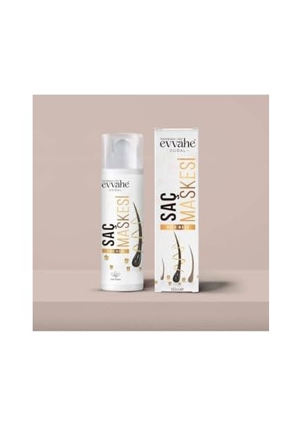Evvahe Doğal Saç, Maskesi, 80, ml