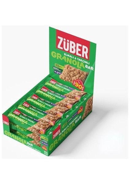 Züber Granola Bar Elmalı Tarçınlı 25G X15 Adet