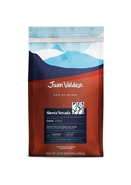 Juan Valdez Sierra Nevada Strong Öğütülmüş Kahve, 283G