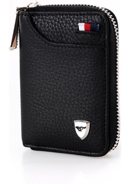 Lacivert Hakiki Deri Kartlık Cüzdan Şık Tasarım ve Hediye Seçeneği ile