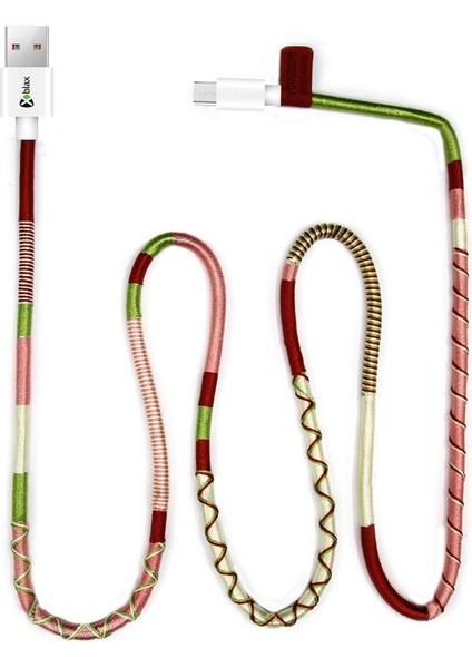 Handmade Candy Micro Şarj ve Kablosu, 100 cm