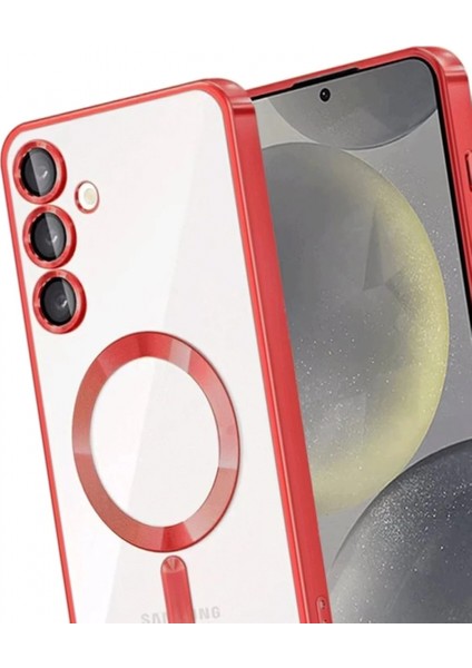 Samsung Galaxy A55 5g Kross Magneticsafe Kapak - Kırmızı modelleri