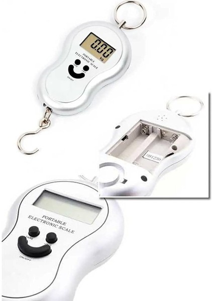 Pilli El Tartısı Gülen Yüz Figürlü