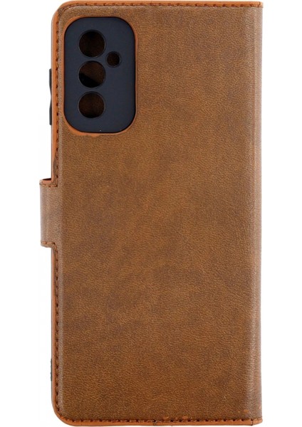 Samsung Galaxy M52 5g Kılıf Trend S Plus Kapaklı Kılıf - Taba