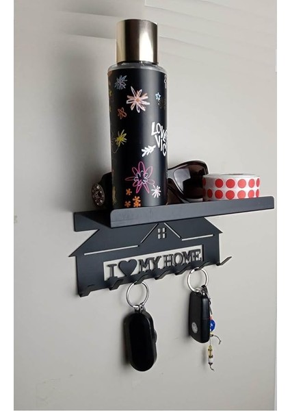 Anahtar Askılığı My Home Vidalı Mat Siyah fiyatları