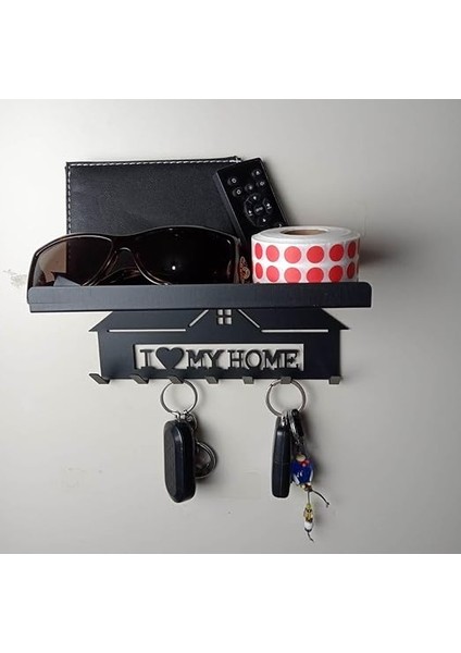 Anahtar Askılığı My Home Vidalı Mat Siyah indirimleri