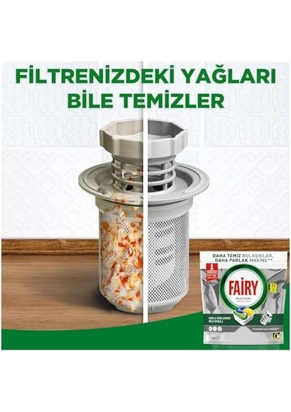 Fairy Platinum Bulaşık Makinesi Deterjanı Kapsülü 33 Yıkama Limon Kokulu modelleri