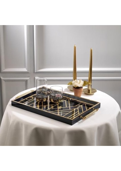 Kunst Tepsi-1 Parça-Lacivert fiyatları