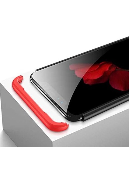 Mi Max 3 ile Uyumlu Kılıf Dip Ays 3 ile Uyumluin1 Sert Rubber Kapak Mavi modelleri