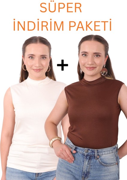 Sıfır Kol Boğazlı Kısa Içlik