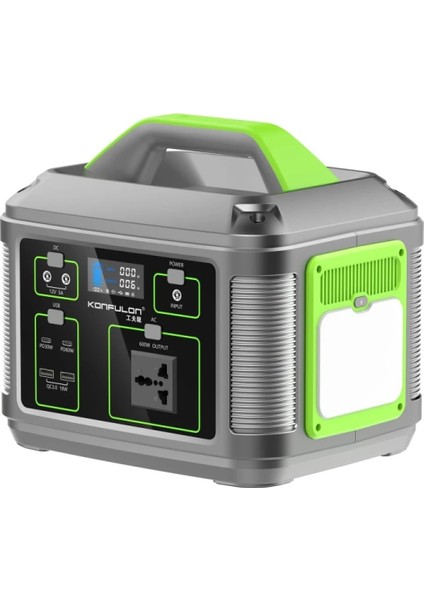 CN05 600W 128.000 Mah Kamp Şarj 60W Pd - SIYAH-(5796)