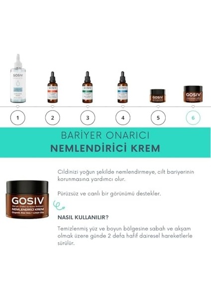 Gosıv, Bariyer Onarıcı ve Hücre Yenileyici Nemlendirici Krem fiyatları