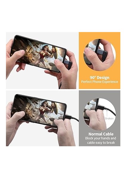 USB C Uzatma Kablosu Dik Açı 0.5m, USB 3.2 Gen2 20GBPS Veri Aktarımı Pd 100W Hızlı Şarj Kablosu,type C Erkek-Dişi 4K Video Uzantı Kablo Thunderbolt 4 Macbook,ipad Air, Galaxy S25 S24 Için fiyatları