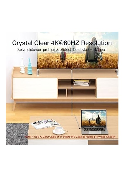 USB C Uzatma Kablosu Dik Açı 0.5m, USB 3.2 Gen2 20GBPS Veri Aktarımı Pd 100W Hızlı Şarj Kablosu,type C Erkek-Dişi 4K Video Uzantı Kablo Thunderbolt 4 Macbook,ipad Air, Galaxy S25 S24 Için fırsatları