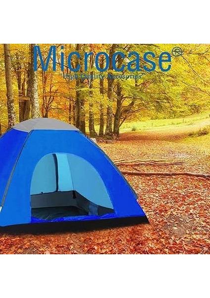 3 Kişilik Manuel Yazlık Konforlu Kamp Çadırı 200X150X110CM Lacivert AL3893 fırsatları