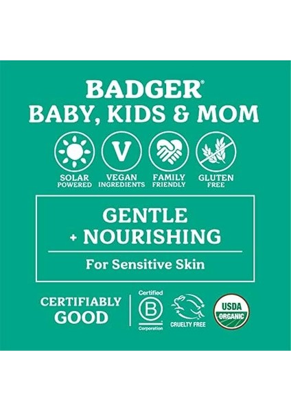 Badger Organik Karın Çevresi Nemlendirici Çatlak Yağı 118 ml