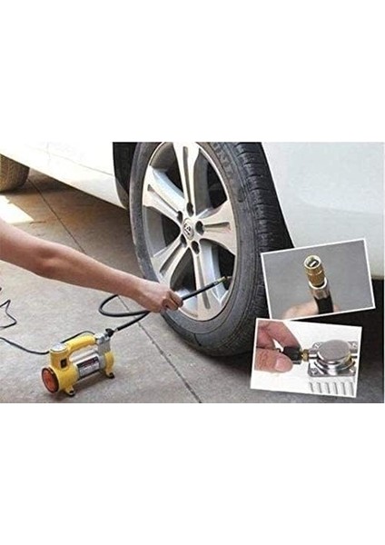 Araba Oto Araç Lastik Şişirme Pompası Metal Gövde Kompresör modelleri