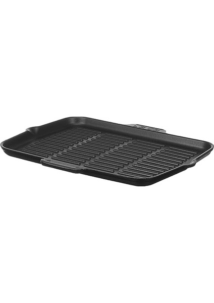 Metal Silikon Sapli Dokum Izgara Tava, 21X30 Cm, Kirmizi fiyatları