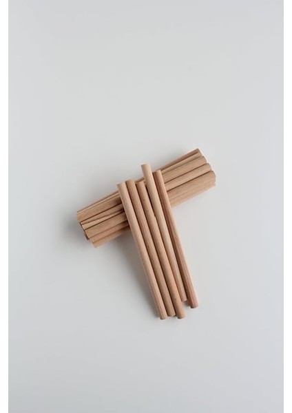 24MM Çapında 10'lu Tahta Çubuklar, 30CM Uzunlukta fiyatları