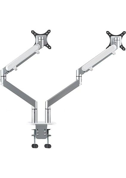 STD7080S 10"-27" Alüminyum Amortisörlü Vesa Monitör Tutucu Çift Kol fiyatları