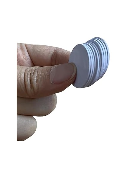 Nfc Tag Nxp NTAG215 Nfc Kart, Beyaz Pvc, 2,5 cm Çap, Yuvarlak, 504 Bytes Bellek, Amiibo Tagmo ile Uyumlu - 10 Adet fiyatları