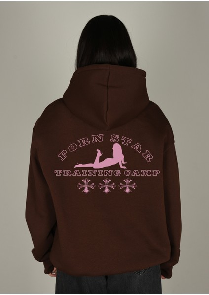 Pstar Baskılı Kapüşonlu Sweatshirt