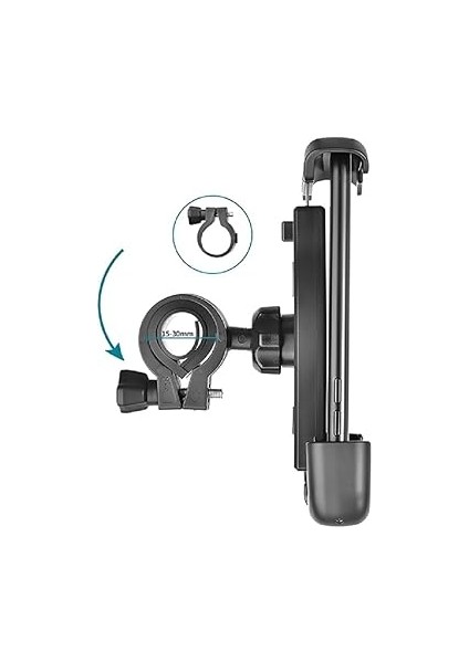 HT-T45 Motosiklet ve Bisiklet Gidonu Için 360 Dönebilen Telefon Tutucu 4.5" - 6.5" indirimleri