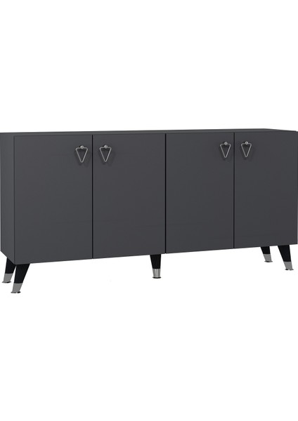 8199KB150 -1ct Konsol, Tv Ünitesi Antrasit-Gümüş fiyatları